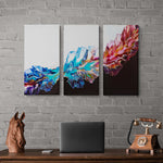 Breezy Fall Triptych |3 painting set | 60 x 90 cm image 2