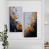 Day & Night Reflections Diptych |80 x 80 cm image 3