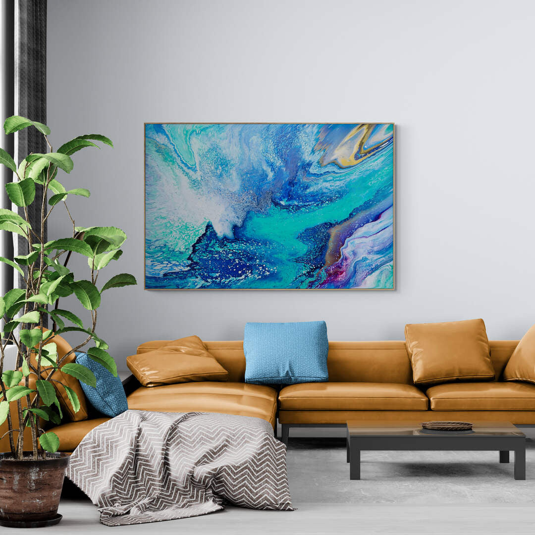 Pacific Explorer |104 x 155 cm | Framed in Tassie oak image 2