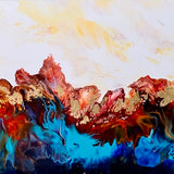Amber Symphony | 60 x 150 cm