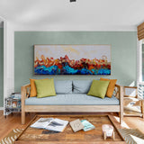 Amber Symphony | 60 x 150 cm