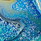 Blue Currents 1 | 76 x 76 cm