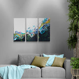 Dancing Dream Triptych | 3 painting set | 60 x 90 cm