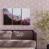 Flourishing Beauty Triptych | 3 painting set | 60 x 90 cm