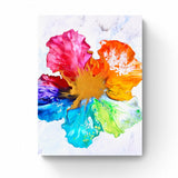 Rainbow Postcard Flower