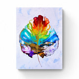 Rainbow Postcard Leaf