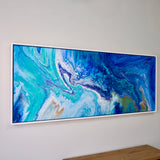 Rushing Ocean | 60 x 150cm | framed
