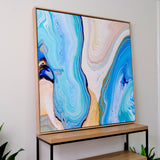 The Beginning | 105 x 105cm | Framed