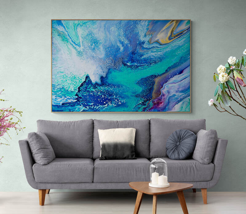 Pacific Explorer |104 x 155 cm | Framed in Tassie oak image 1