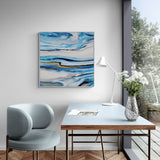 Blue Clouds 1 | 80 x 80 cm | Framed