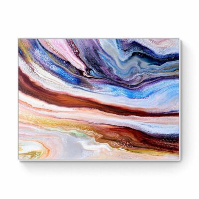 Dreamy Twilight (95 x 125 cm) White Oak Frame