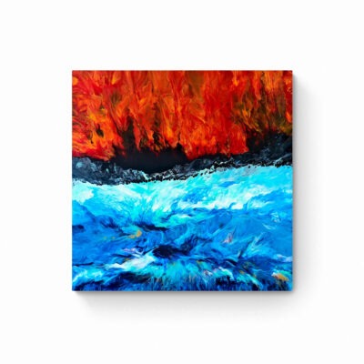 Fire and Water Series (76 x 76 cm)
